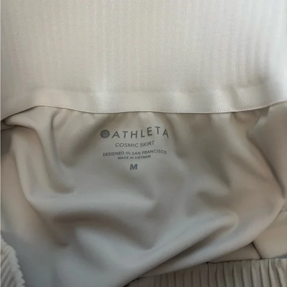 Athleta Tan A-Line High-Low Skirt Casual Knee-Length - Picture 4 of 4